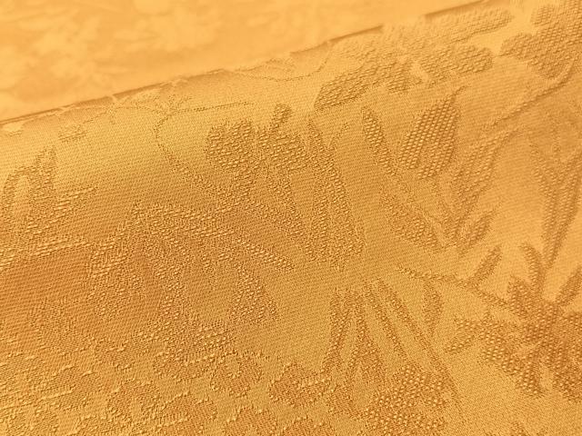 平和屋着物●無地絵羽訪問着　草花丸地紋　狐色　正絹　逸品　CABD8229vp_6