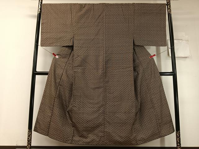 平和屋着物●男性　割り込み絣　亀甲文様　正絹　逸品　CABD8230vp 平和屋着物○男性 割り込み絣 亀甲文様 正絹 逸品 CABD8230vp 【公式通販】