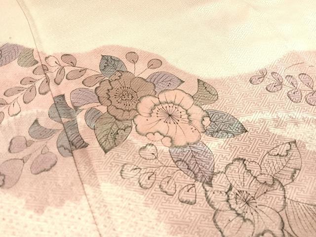 平和屋着物●訪問着　辻が花　絞り　手描き　正絹　逸品　未使用　CABD8329vp_4
