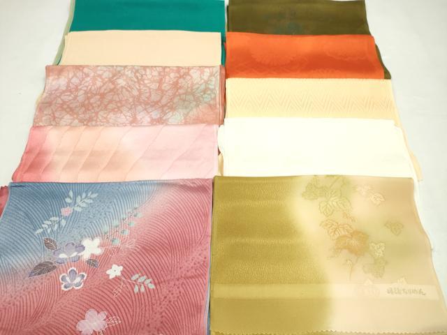 平和屋着物★和装小物　帯揚げ10枚セット　丹後ちりめん　正絹　逸品　CABD8414ju