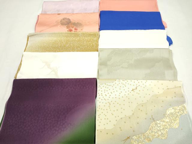 平和屋着物★和装小物　帯揚げ10枚セット　正絹　逸品　CABD8415ju