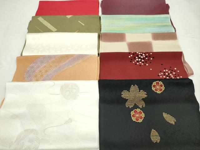 平和屋着物★和装小物　帯揚げ10枚セット　正絹　逸品　CABD8429ju 11,544円