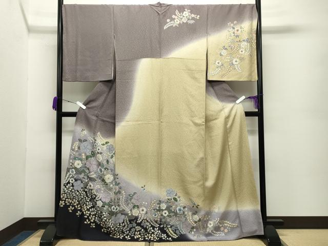 平和屋着物＊夏物　小紋　紗　風景文　正絹　逸品　AABB2548jd 平和屋着物＊夏物 小紋 紗 風景文 正絹 逸品 AABB2548jdの通販 by 平和
