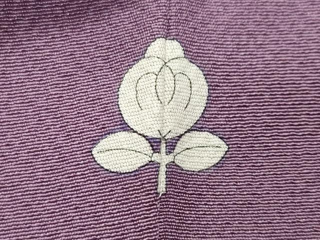 平和屋着物●上質な色無地　二藍色　正絹　逸品　未使用　CABD8878gh_6