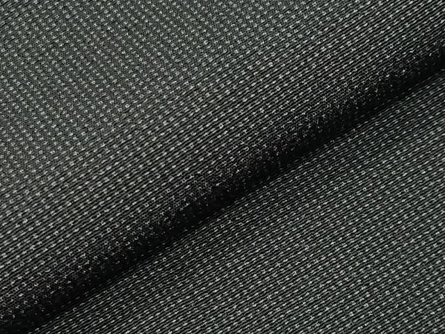 平和屋着物●江戸小紋　庭野三樹夫作　角通し　黒地　正絹　逸品　CABD8912gh_4