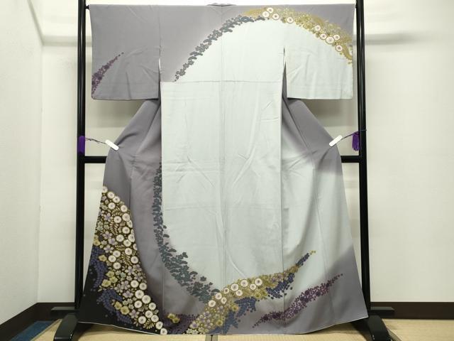 平和屋着物●訪問着　辻が花　絞り　暈し染め　金彩　正絹　逸品　CABD8926gh 平和屋着物○訪問着 辻が花 絞り 暈し染め 金彩 正絹 逸品 CABD8926gh