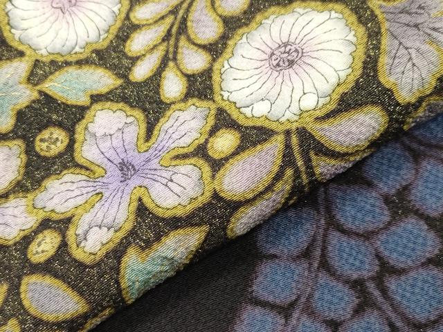 平和屋着物●訪問着　辻が花　絞り　暈し染め　金彩　正絹　逸品　CABD8926gh_5