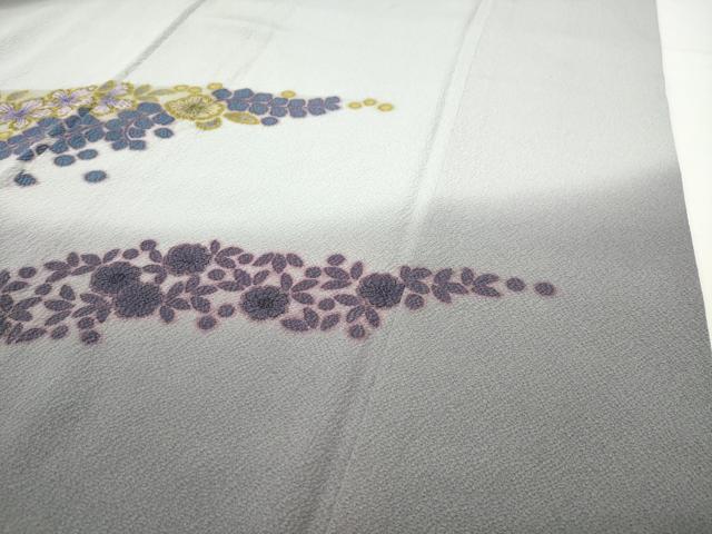 平和屋着物●訪問着　辻が花　絞り　暈し染め　金彩　正絹　逸品　CABD8926gh_4