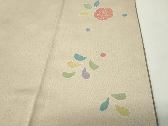 平和屋着物●訪問着　御所車花文　金彩　正絹　逸品　CABD8969gh_7
