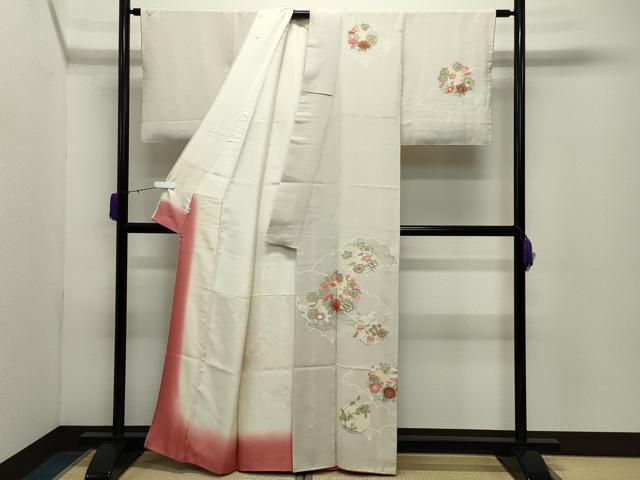 平和屋着物●創業460年・千總　訪問着　花丸文　金彩　松坂屋扱い　正絹　逸品　CABD9234gh_1