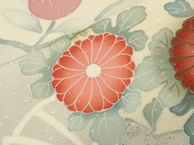 平和屋着物●創業460年・千總　訪問着　花丸文　金彩　松坂屋扱い　正絹　逸品　CABD9234gh_6
