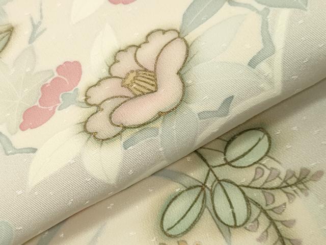 平和屋着物●創業460年・千總　訪問着　花丸文　金彩　松坂屋扱い　正絹　逸品　CABD9234gh_5