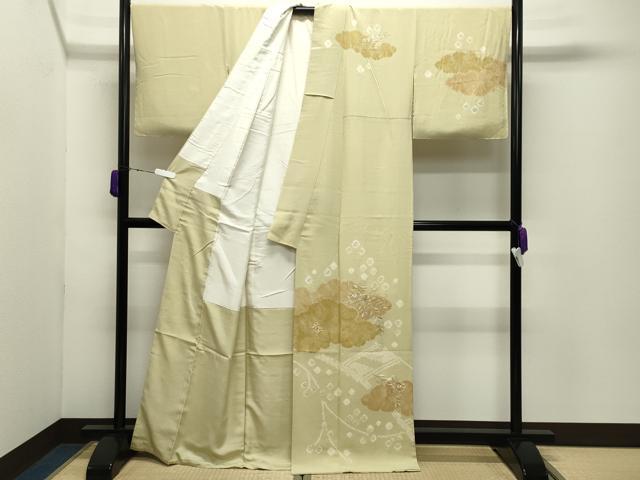 平和屋着物●中国三大刺繍　スワトウ刺繍　訪問着　駒刺繍　辻が花　絞り　金糸　正絹　逸品　未使用　CABD9282gh_1