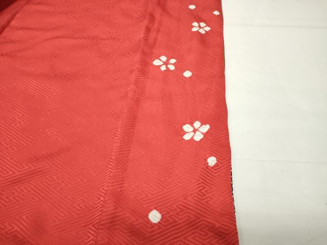 平和屋着物●豪華振袖　絞り　御所車花文　金銀彩　正絹　逸品　CABD9322gh_8