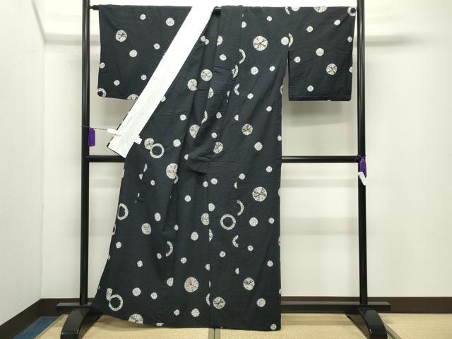 平和屋着物∴夏物　浴衣　吉祥丸文　綿　逸品　CABD9531gh_2