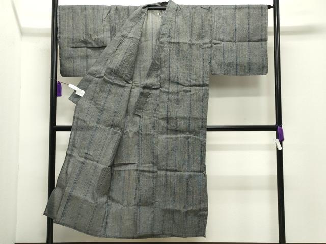 平和屋着物∴夏物 男性 浴衣 縞 CABD9591gh