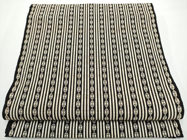 平和屋着物●九寸名古屋帯　紬地　幾何学文様　正絹　逸品　CABE8629hy 平和屋着物○九寸名古屋帯 紬地 幾何学文様 正絹 逸品 CABE8629hy