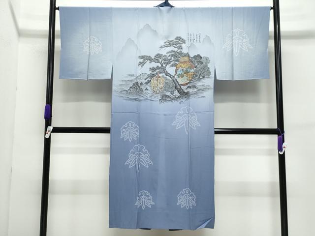 平和屋着物●男性　本場大島紬　アンサンブル・長襦袢セット　有馬柄　正絹　逸品　CABE2033yc 平和屋着物○男性 本場大島紬 アンサンブル・長襦袢セット 有馬柄 正絹
