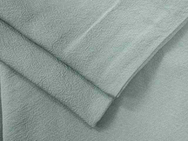 平和屋着物●上質な色無地　秘色色　ロング丈　正絹　逸品　CABE2059yc