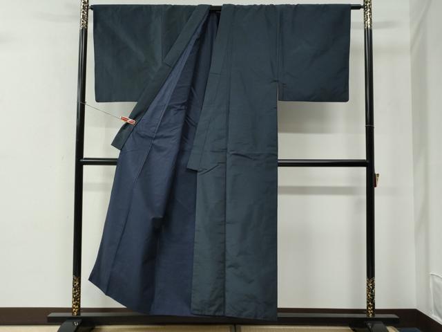 平和屋着物●男性　本場大島紬　アンサンブル・長襦袢セット　吉祥文　正絹　逸品　CABE2086yc_1