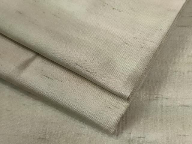 平和屋着物●石川県指定無形文化財　牛首紬　白山工房　手織り　霞文　三越扱い　正絹　逸品　CABE2216yc