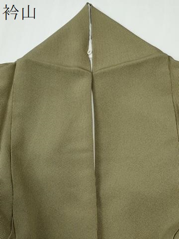 平和屋着物●江戸小紋　万筋　利休茶色×藍媚茶色　正絹　逸品　CABE2255yc_7