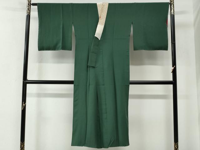 平和屋着物●長襦袢　袷　色無地　木賊色　正絹　逸品　未使用　CABE2561yc 平和屋着物○長襦袢 袷 色無地 木賊色 正絹 逸品 未使用 CABE2561yc