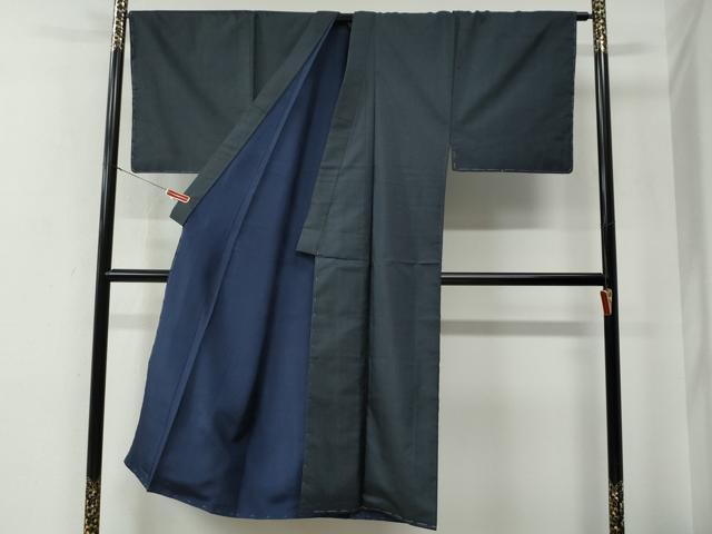 平和屋着物●男性　本場大島紬　アンサンブル　80亀甲　総詰め　正絹　逸品　未使用　CABE2566yc_1