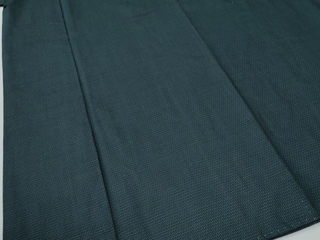 平和屋着物●男性　紬　アンサンブル　100亀甲　総詰め　正絹　逸品　CABE2568yc_2