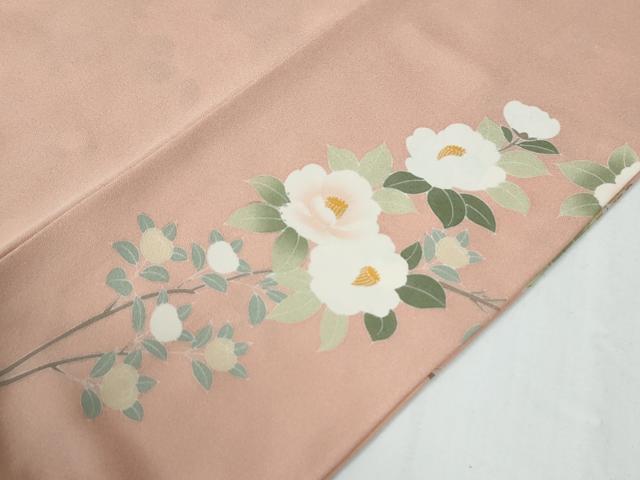 平和屋着物●訪問着　作家物　駒刺繍　草花文　金彩　正絹　逸品　CABE2611yc_7