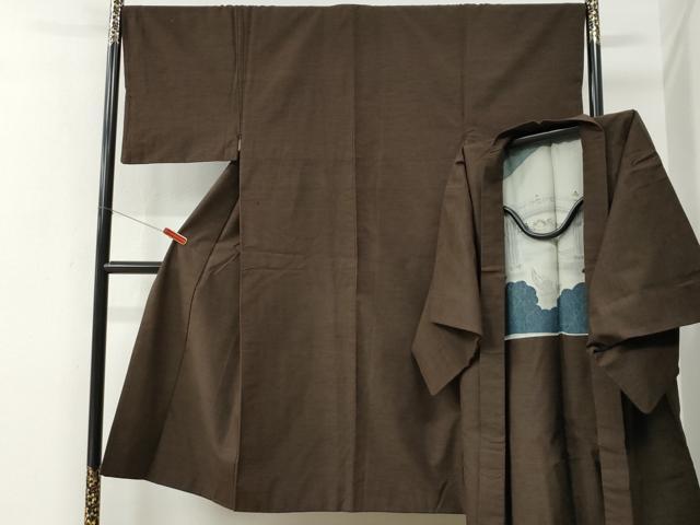 平和屋着物○極上 男性 本場大島紬 アンサンブル 絣文様 逸品
