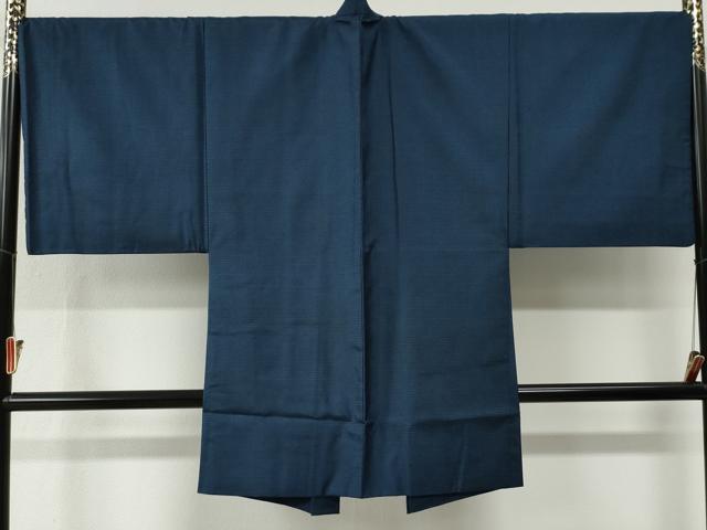 平和屋着物○男性 本場大島紬 アンサンブル 100亀甲 総詰め 羽裏：鷹