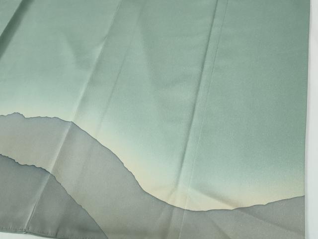 平和屋着物●訪問着　刺繍　遠山枝桜文　暈し染め　正絹　逸品　CABE2803yc_4