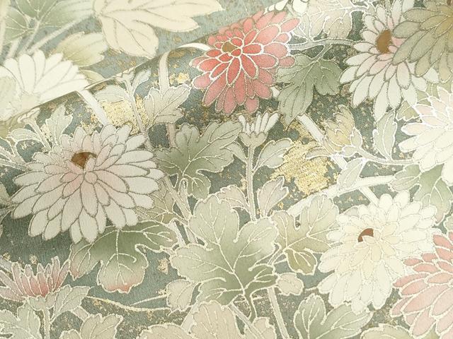 平和屋着物●豪華振袖　駒刺繍　流水牡丹花文　暈し染め　金彩　正絹　逸品　CABE2872yc_7