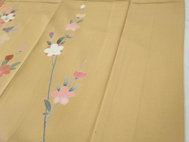 平和屋着物●訪問着　芝草枝花文　暈し染め　金彩　正絹　逸品　CABE2919yc_4