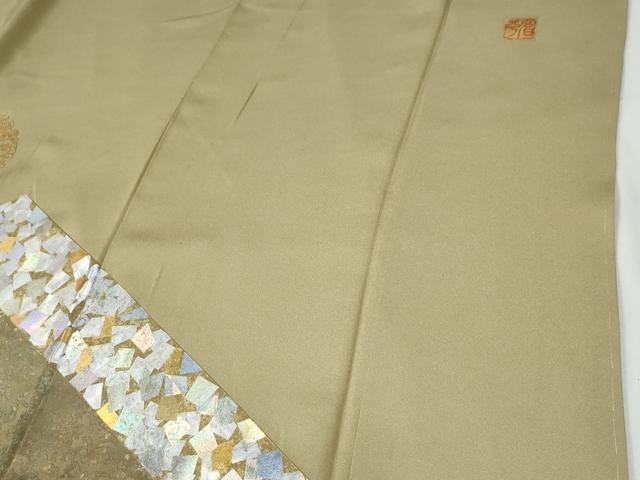 平和屋着物●金彩友禅作家　金彩の魔術師　堀省平　金煌織　訪問着　鳳凰花唐草文　金銀彩　正絹　逸品　CABE2949yc_4