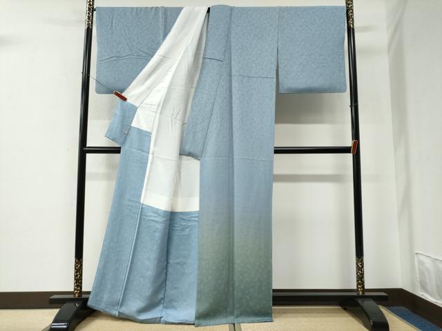 平和屋着物●色留訪問着　舞花文　暈し染め　さが美扱い　正絹　逸品　CABE2950yc_1