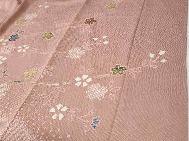 平和屋着物●訪問着　絞り　舞桜文　金彩　正絹　逸品　CABE2990yc_4