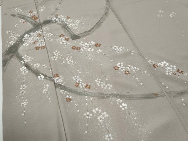 平和屋着物●訪問着　枝花文　正絹　逸品　CABE3005yc_3