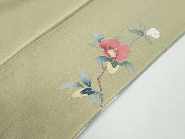 平和屋着物●訪問着　友禅　作家物　枝花文　暈し染め　正絹　逸品　CABE3074yc_8