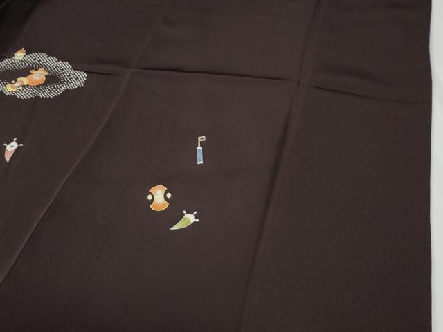 平和屋着物●訪問着　駒刺繍　雲取り宝尽くし　金彩　高島屋扱い　正絹　逸品　CABE3107yc_4