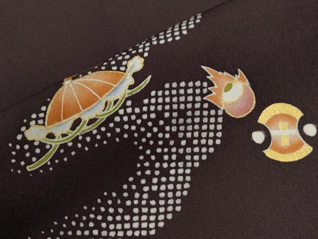 平和屋着物●訪問着　駒刺繍　雲取り宝尽くし　金彩　高島屋扱い　正絹　逸品　CABE3107yc_6