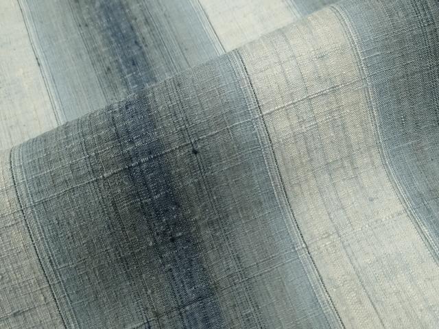 平和屋着物●上質な紬　縞　正絹　逸品　CABE3136yc_3