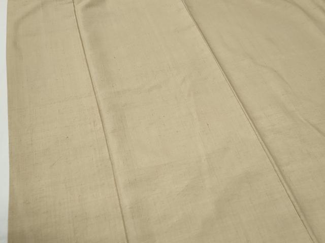 平和屋着物●結城紬　色無地　砥粉色　正絹　逸品　CABE3153yc_3