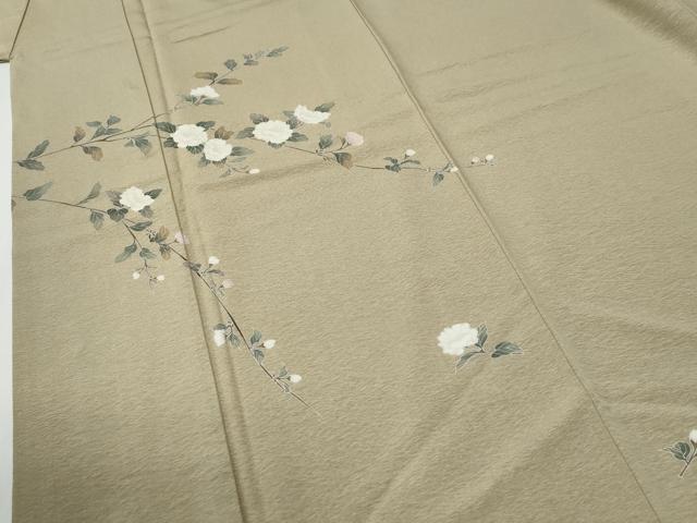 平和屋着物●訪問着　友禅　枝花文　正絹　逸品　CABE3179yc_3