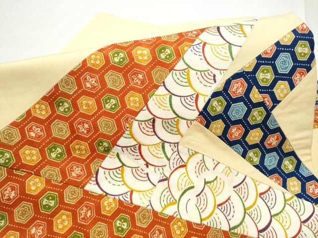 平和屋着物●九寸名古屋帯　切嵌　吉祥花文　金銀彩　正絹　逸品　CABE4471hy_2