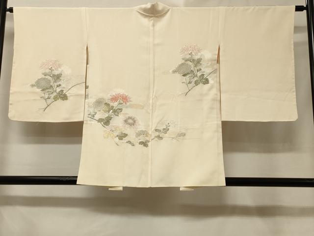 平和屋着物＃羽織 寿光織 エ霞枝花文 金銀糸 正絹 逸品 CABE5536inの
