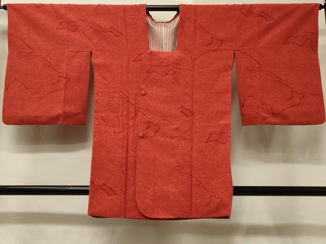 【キャロット】【 正絹掛下帯 ５点セット】 平和屋着物＃道行コート 輪奈ビロード 道長文 正絹 逸品 CABE5585in