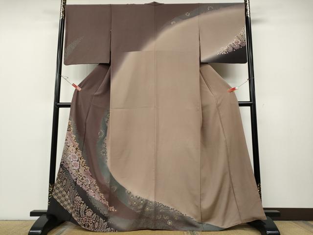 平和屋着物●訪問着　舞花文　暈し染め　金彩　正絹　逸品　CABE6961ut 29,575円