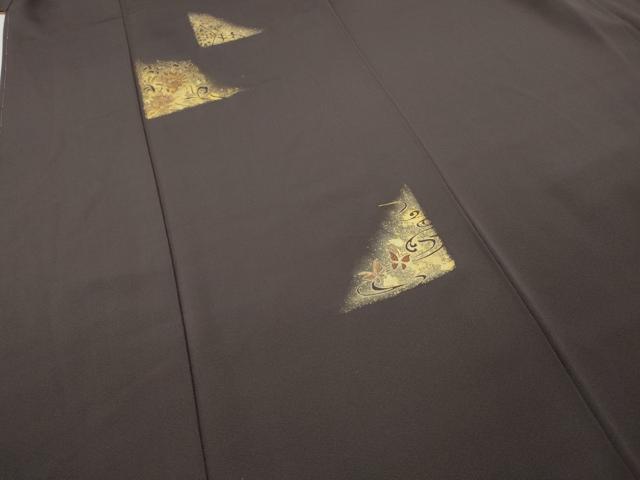 平和屋着物●訪問着　竹屋町刺繍　更紗花蝶文　金彩　やまと誂製　正絹　逸品　CABE6968ut_3